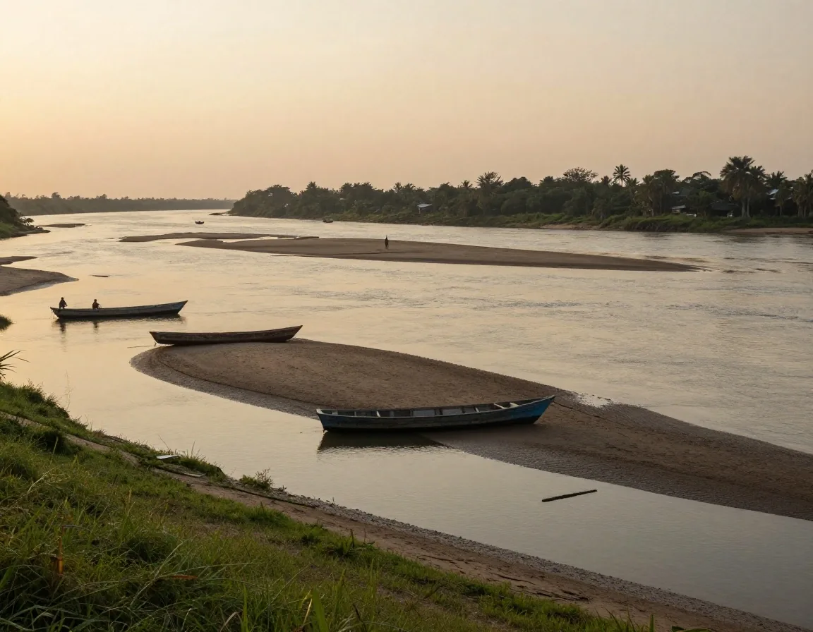 Nivel del río Paraná en temporada de bajante